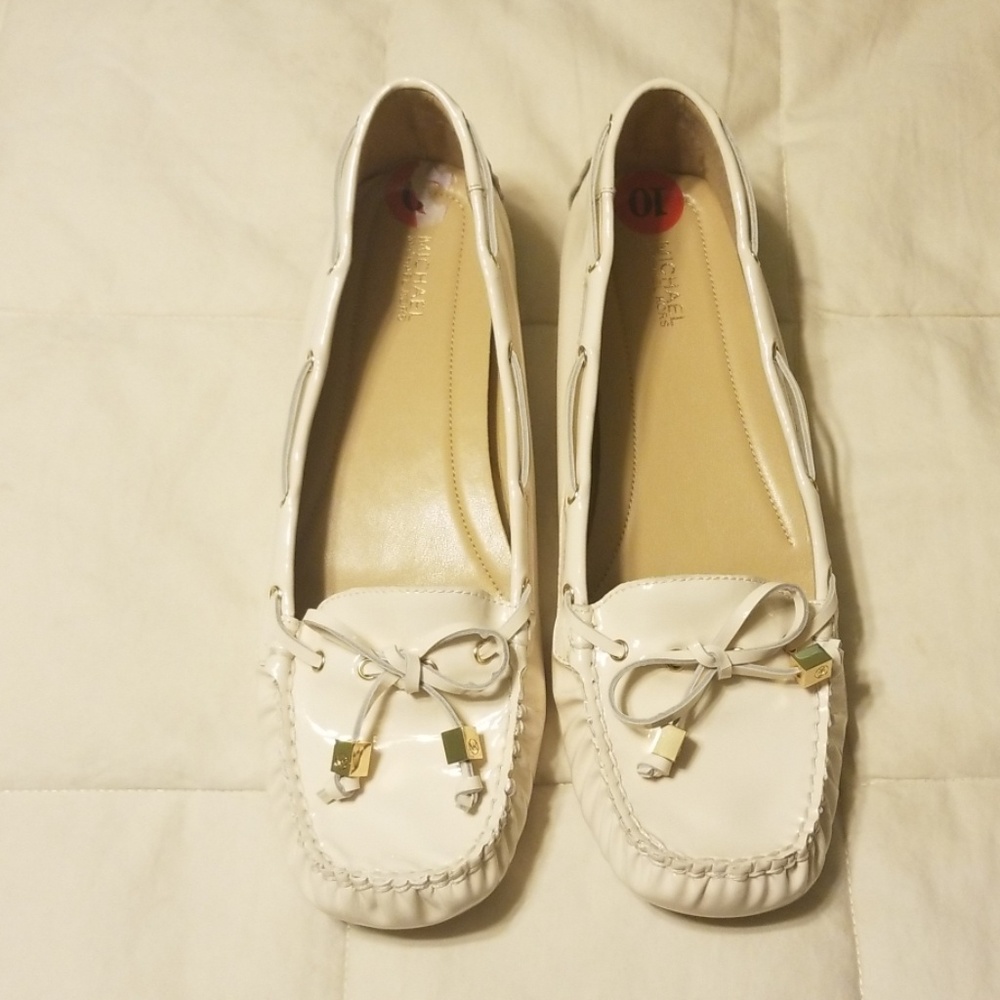 Michael Kors patent leather loafers